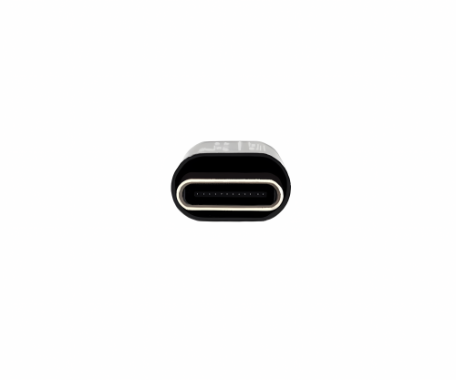 DINIC Adapter, USB C Stecker auf Micro  Buchse, 3 Stück Alu, space grey
